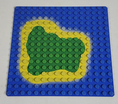 LEGO Pirates: пластина базового острова 16 x 16, ссылка 3867p01, набор 6265 6260. - Изображение 1 из 3