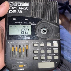 Boss DB-88 Dr. Beat Metronome Rhythm Machine Missing Battery Cover N Input Lvl - Picture 1 of 5