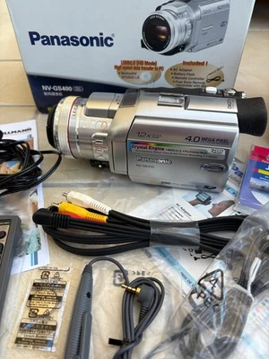 Panasonic NV-GS400 Boxed with Charge, leads and carry case - Image 1 of 4