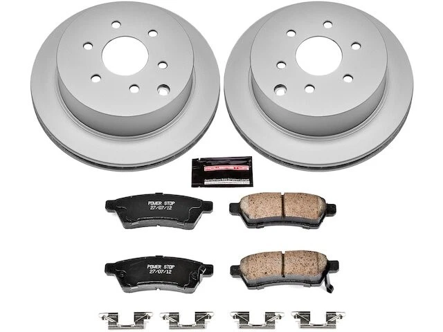 Rear Brake Pad and Rotor Kit 79TQTB36 for Suzuki Equator 2009 2010 2011 2012 - Image 1 of 1