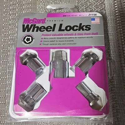 Bloqueo de tuerca de rueda McGard 21156P 12 mm X 1,5 4 Toyota Mitsubishi Camry RAV4 Foto 1 de 4