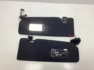 BMW 1 Series E81 E82 E87 Sun Visor Sunvisor With Mirror Pair Set M Sport Black - Picture 1 of 11