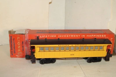 Lionel P/W #1875 Western & Atlantic Coach in its OB-- RARE- NO DAMAGE TO TRAIN - Image 1 of 4