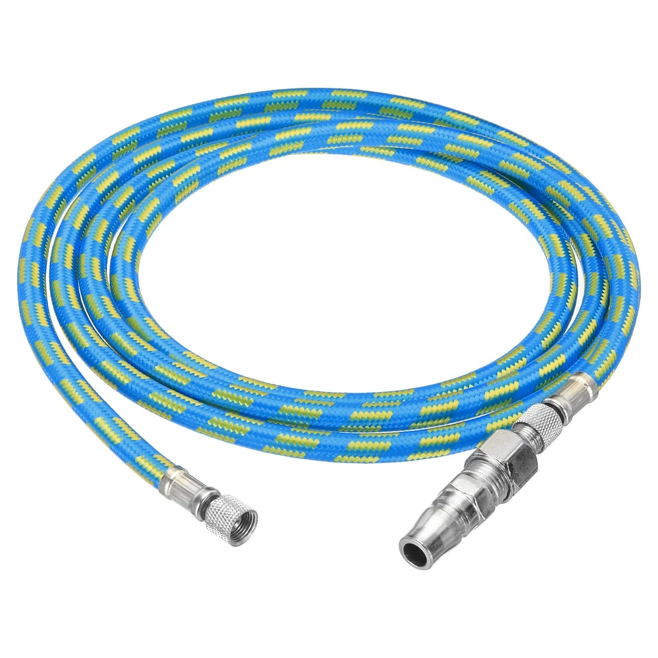 1/8 Air Brush Hose, 6ft Air Brush Air Hose Nylon Braided Air Brush Hose, Blue - Imagem 1 de 4