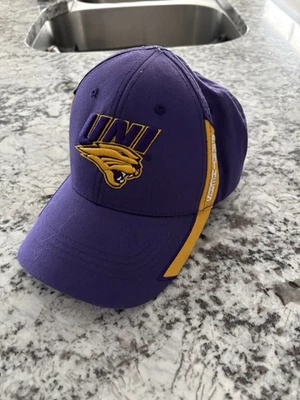 University of Northern Iowa Panthers purple/gold one size fits all baseball cap - Image 1 of 4