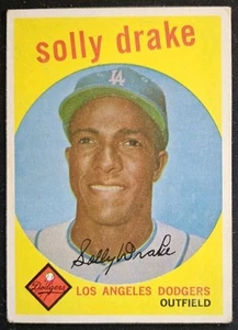 1959 Topps #406 Solly Drake Los Angeles Dodgers - Picture 1 of 2
