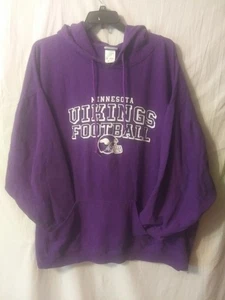 NFL Minnesota Vikings 6XL Púrpura Reebok Sudadera con Capucha Forrada En muy buena condición~y - Imagen 1 de 6