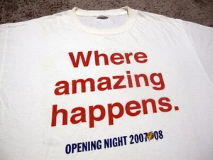 Golden State Warriors t-shirt 2007-2008 Where Amazing Happens SGA sz XL oracle - Picture 1 of 8