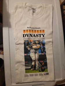 2014 Chronicle san francisco sf giants World Series xl Shirt dynasty - Picture 1 of 5