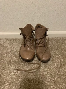 Women’s Brown Steve Madden Leather Boots Size 8.5 - Picture 1 of 7