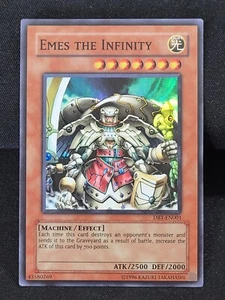 YuGiOh Emes The Infinity DBT-EN001 Super Rare LP - Picture 1 of 8