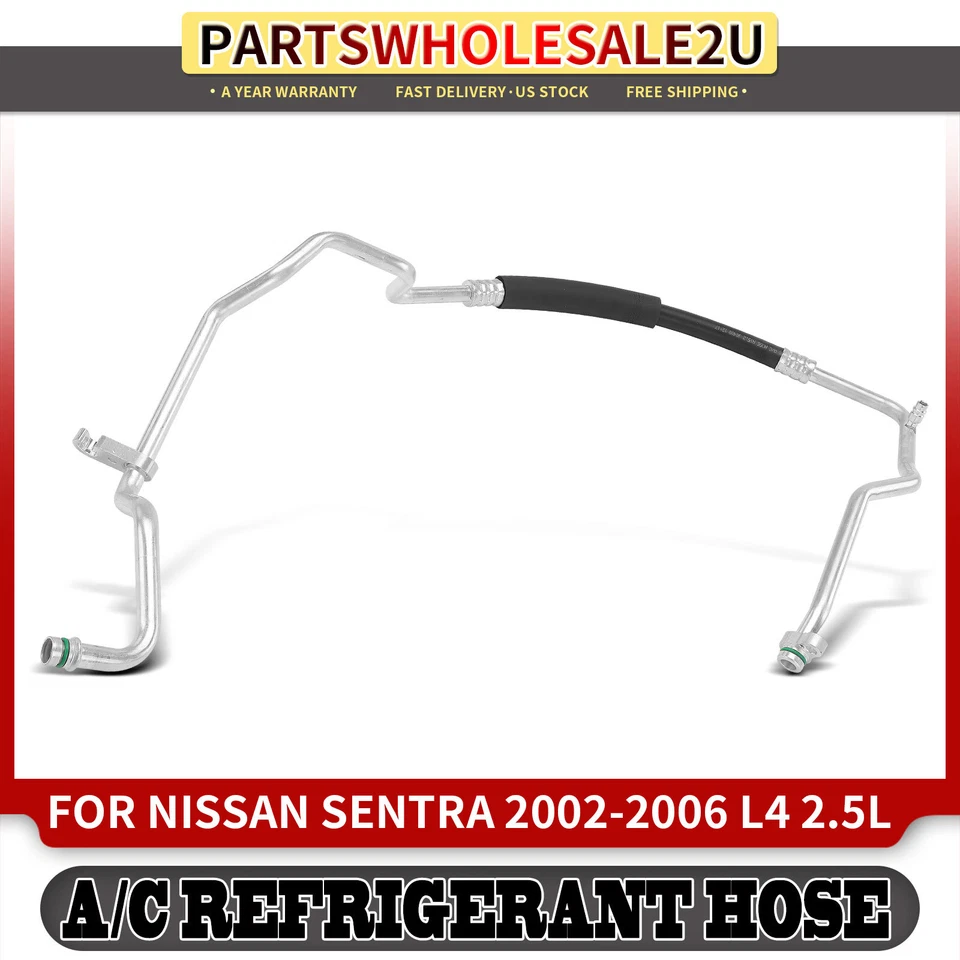 Nueva línea de succión de refrigerante aire acondicionado para Nissan Sentra 2002 2003 2004 2005 2006 2,5 L Foto 1 de 4