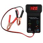12V Battery Tester with LED Status Indicator and Surge Protection