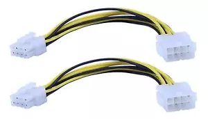 ATX Verlängerung Strom Adapter 1.3, 8 Pin Stecker auf 8 Pin EPS ATX 2.0 Kabel - Bild 1 von 12