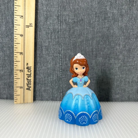 Disney Sofia The First Blue Dress PVC Plastic Figure Figurine Cake Topper Cover