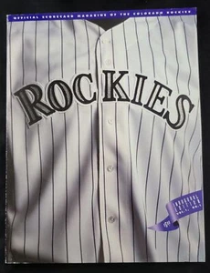Colorado Rockies 1993 béisbol MLB edición inaugural programa - Imagen 1 de 23