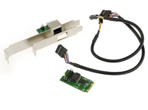 M2 Controller Card (M.2 NGFF) - Gigabit Ethernet - PCIe M2, M Or B+M - Picture 1 of 2