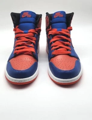 Air Jordan 1 I Retro High OG Knicks 2013 555088 407 8,5 Naranja Azul Melo Carmelo Foto 1 de 4