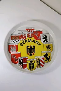 Knab Vintage Bar Tray Germany German Cities Seals - Picture 1 of 2