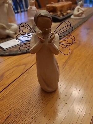 Willow Tree “Bright Star” Angel Holding Star & PIC FRAME By Demdaco Susan Lordi  - Image 1 of 4