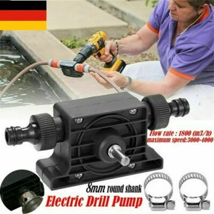 Elektrischer Bohrmaschine Selbstansaugende Transferpumpe Öl Wasser Bohrpumpe - Bild 1 von 12