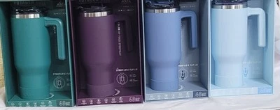 HYDRAPEAK VOYAGER 40oz- STRAW LID & FLIP LID- CHOICE OF COLOR: ASSORTED COLORS