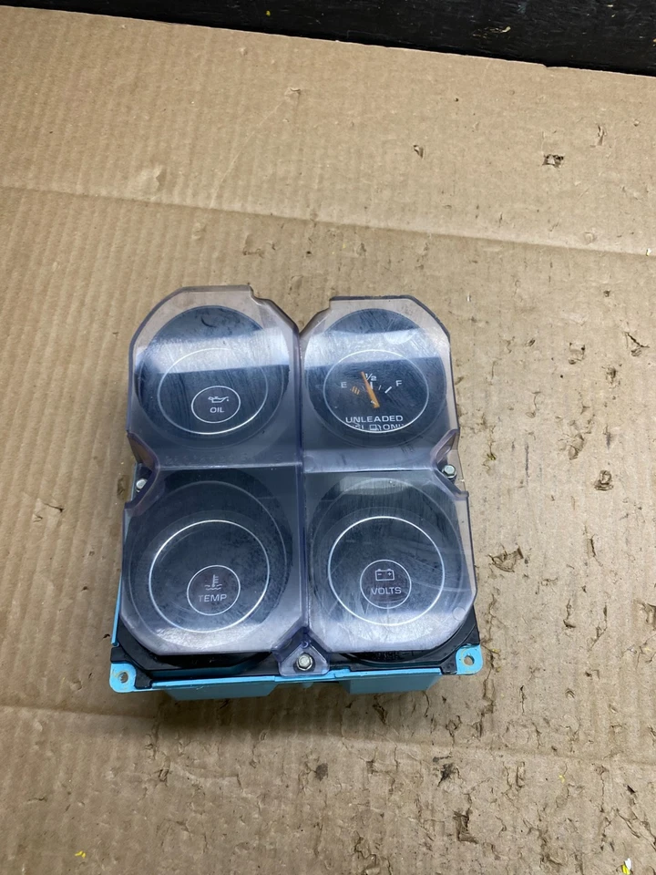 Pontiac Grand Prix 1981 1987 aceite combustible temperatura batería medidor tablero panel v1515 DG Foto 1 de 4