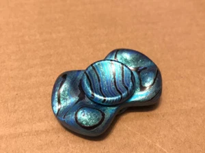 Bar Fidget Spinner - Kristall Titan und Zirkon Damast. Sehr seltene EDC - Bild 1 von 9