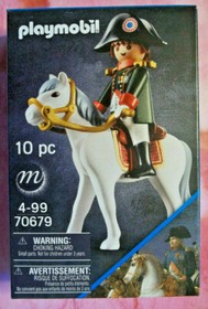 Playmobil,NAPOLEON BONAPARTE ON HORSEBACK,NEW IN BOX,LIMITED EDITION,HTF IN USA