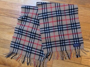 Burberrys Of London Nova 100% Lambswool Scarf Unisex Scarf - Picture 1 of 2