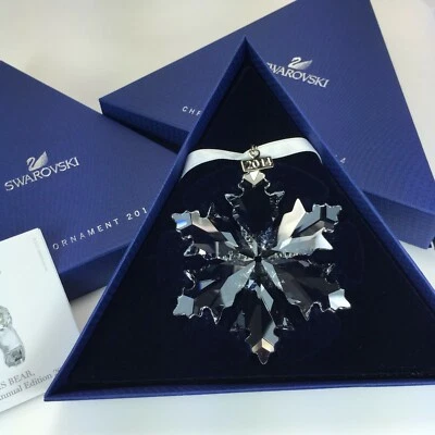 SWAROVSKI CHRISTMAS ORNAMENT 2014 MIB #5059026 - Image 1 of 4