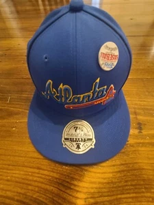 Braves 2023 Lids x Mitchell & Ness 1993 TOPPS Chrome Retro Fitted Hat Size 7 3/8 - Picture 1 of 4