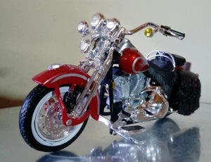 HARLEY DAVIDSON FLSTS HERITAGE SPRINGER 1999 1/18 MAISTO - Imagen 1 de 8