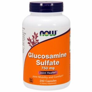 Glucosamine Sulfate 750 mg 240 Caps By Now Foods
