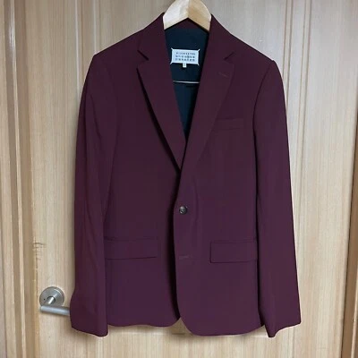 Martin Margiela Burgundy suit 46 rare color hard find Sleek style Excellent 🔥 - Image 1 of 4