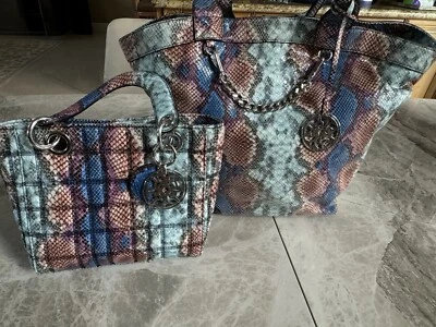 CIRCO Sam Edelman Canyon Cadena Serpiente Estampado Bolso Monedero-PAQUETE y Mini a Juego Foto 1 de 4