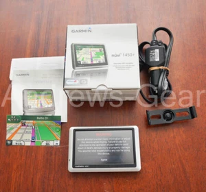 Garmin GPS nüvi 1450T Current Maps + Traffic Boxed - Picture 1 of 8