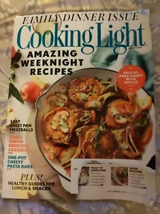 Cooking Light Sept 2016 Family Dinner Issue, amazing weeknight menus healthy - Picture 1 of 1