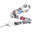 Black Butler Kuroshitsuji Key Chain Lanyard Neck Strap For USB Holder Hang Rope