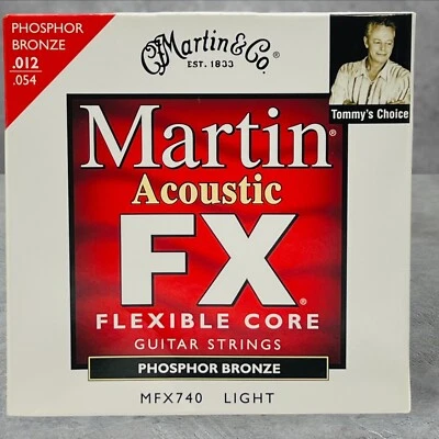 Martin Acoustic Guitar String SP FLEXIBLE CORE (92/8 Phospher Bronze) MFX-740  - Image 1 of 2