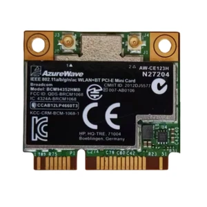 Azurewave AW-CE123H Broadcom BCM94352 802.11ac WiFi card+Bluetooth 4.0 for MAC - Picture 1 of 2