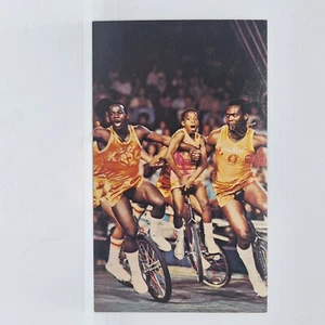 King Charles Troupe Unicycle Basketball Sports Circus Barnum Bailey Postcard - Picture 1 of 2