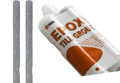 GLITTER SILVER  Mould Resistant  Epoxy Grout As seen on TIKTOK UK FAST SHIPPING - Image 1 of 4