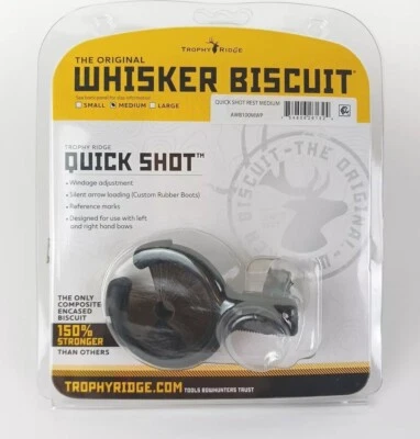 Whisker Biscuit Quick Shot Medium the original Trophy Ridge New In Package  - Image 1 of 4