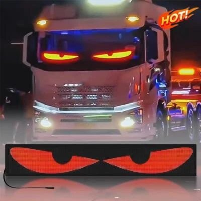 Truck Specific Devil's Eye LED Screen Car Eye Light Truck Dynamic LED Light - Image 1 of 4