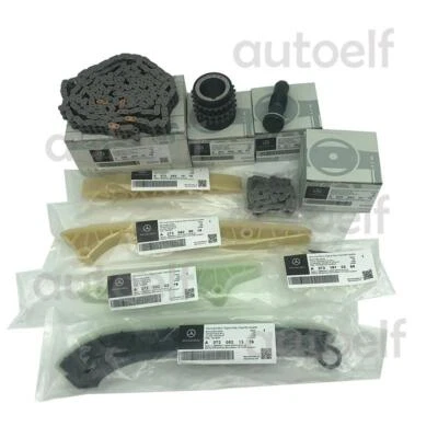 Kit de cadena de distribución OEM para motor Mercedes Benz W203 W164 R171 R230 E350 M272 V6 Foto 1 de 4