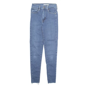 Pantalones de mezclilla para mujer LEVI'S azules ajustados W24 L27 - Imagen 1 de 6