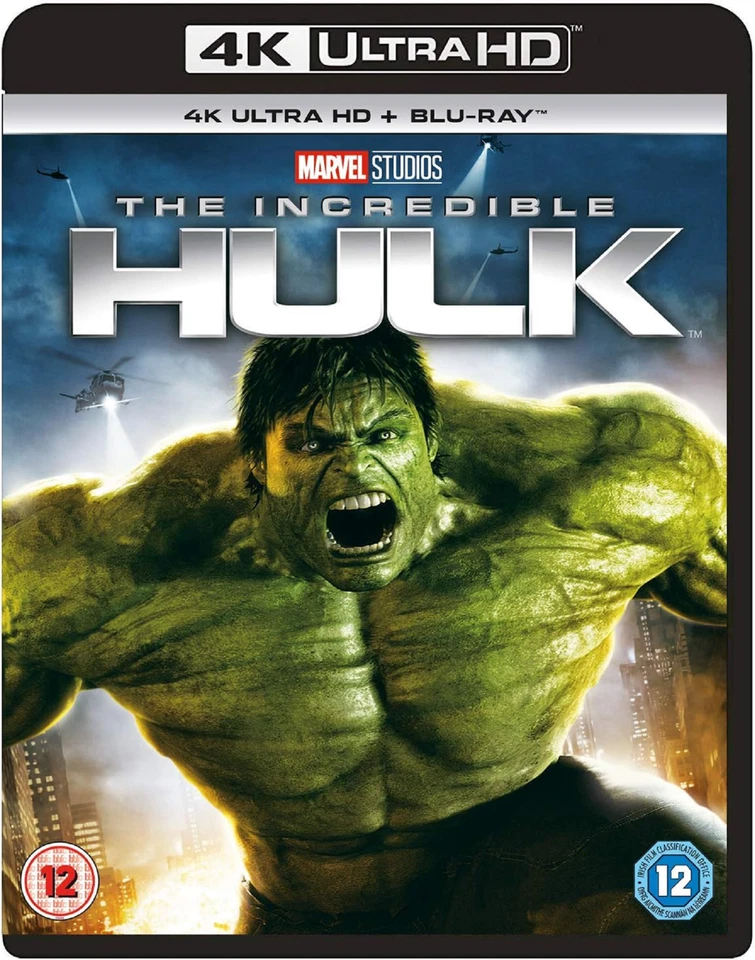 Marvel Incredible Hulk 4K UHD Ultra High Definition Movie Film UK Edward Norton - Image 1 of 1