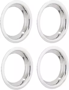 Stainless Steel Trim Beauty Ring, Designed to Fit 15 Inch GM Rally Wheel, 15” X - Picture 1 of 4