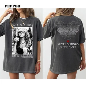 Don't Be A Lady Be A Legend Shirt Limited Vintage Stevie Nicks Tee - Picture 1 of 7